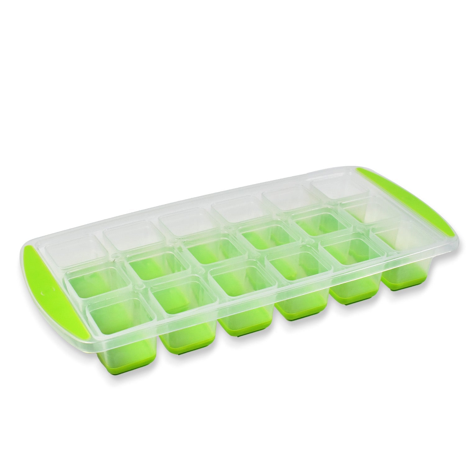 7169 18 Cavity Pop Up Ice Cube Tray Easy Release Flexible Silicone Bottom Ice Tray , Stackable Ice tray, 100% BPA Free, Food Grade for Freezer DeoDap 7169 18 Cavity Pop Up Ice Cube Tray Easy Release Flexible Silicone Bottom Ice Tray , Stackable Ice tray, 100% BPA Free, Food Grade for Freezer DeoDap